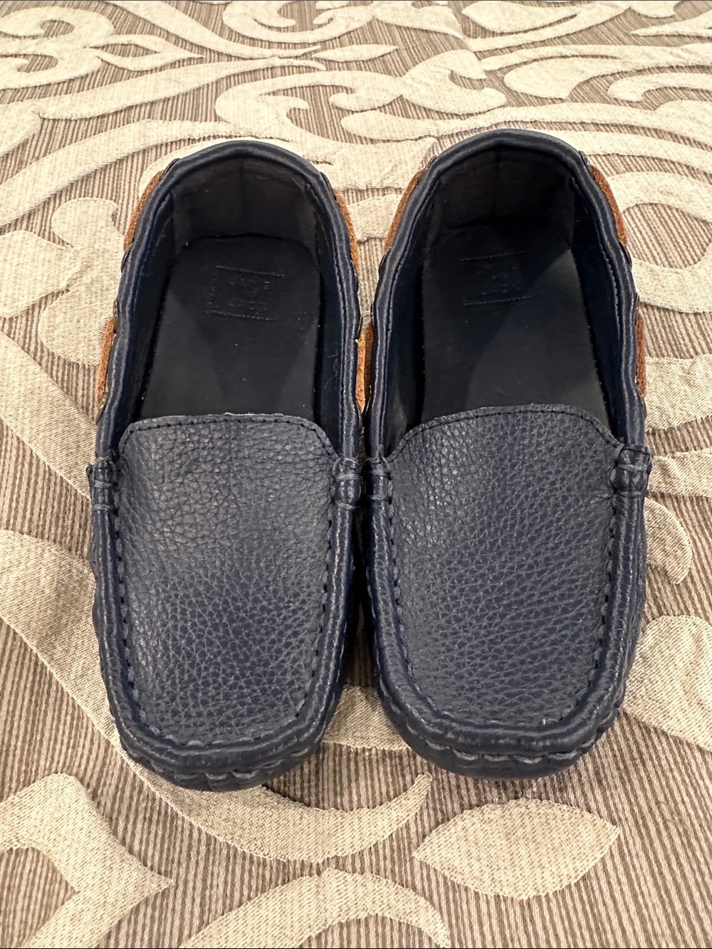 Boys Janie and Jack Navy Loafers